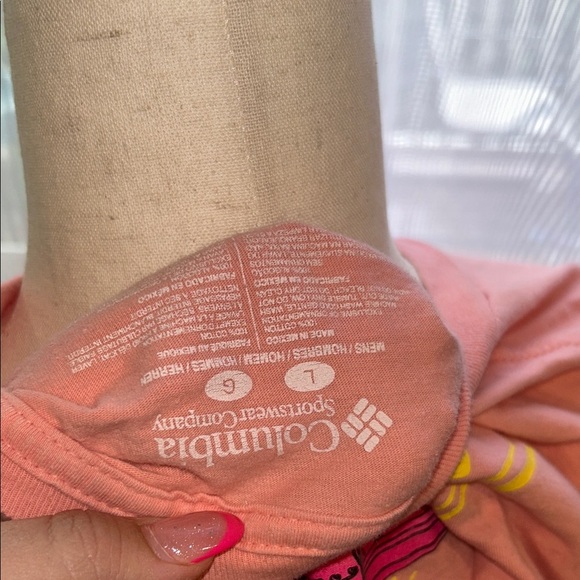 Columbia PFG Men's Coral Graphic Tee Size Large - Picture 3 of 5